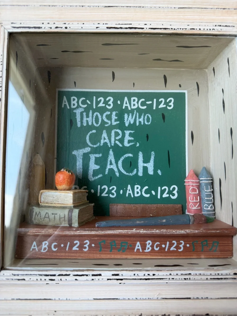 Those Who Care, Teach Framed Shadowbox